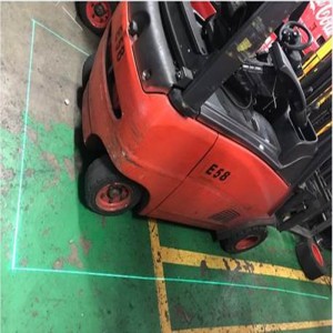 Facile à installer, chariot élévateur laser zone rouge lumière